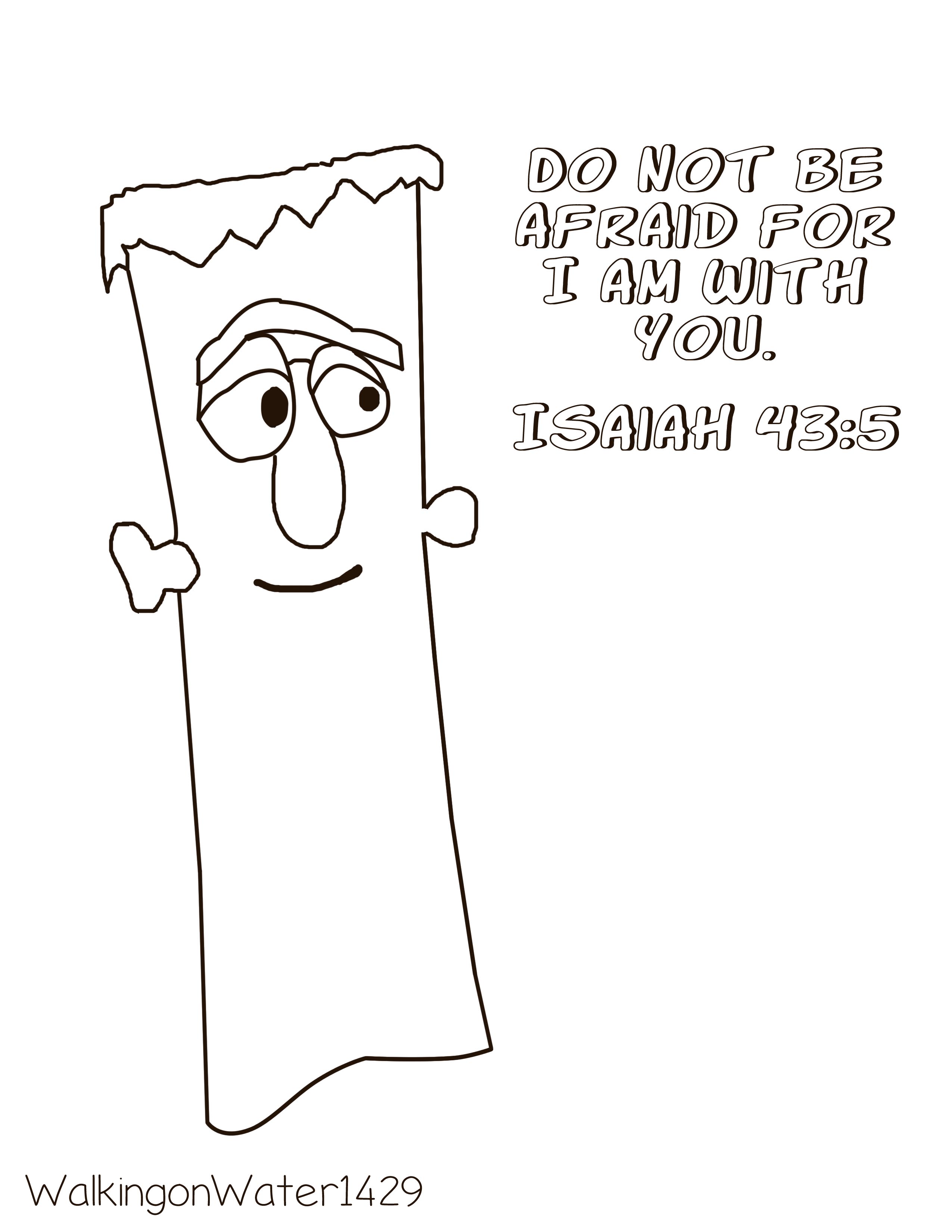 i is for isaiah coloring pages - photo #49